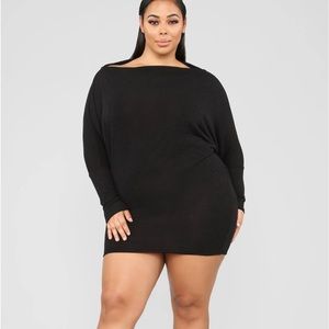 NWOT Black Sweater Dress